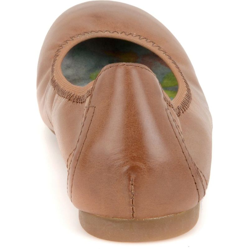 Born Women's Julianne Flats - Mid Brown (Brown)