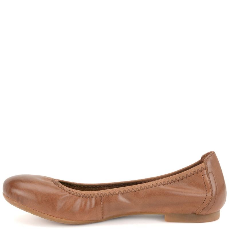Born Women's Julianne Flats - Mid Brown (Brown)