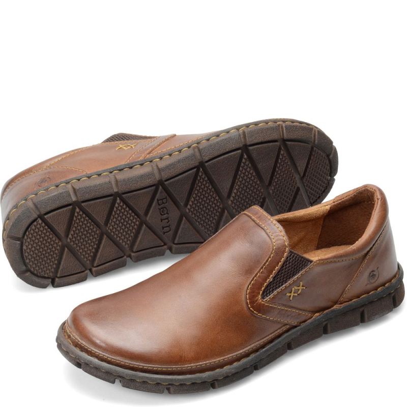 Born Men's Sawyer Slip-Ons & Lace-Ups - Tan (Brown)