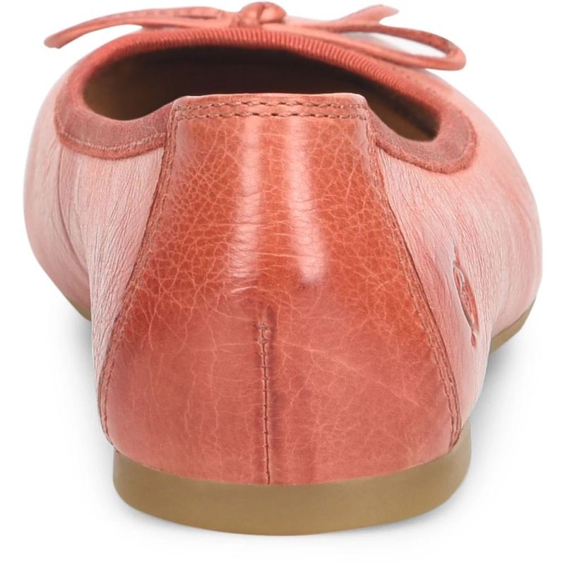 Born Women's Brin Flats - Rust Cayenne (Red)