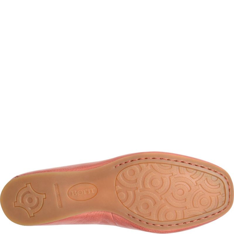 Born Women's Brin Flats - Rust Cayenne (Red)