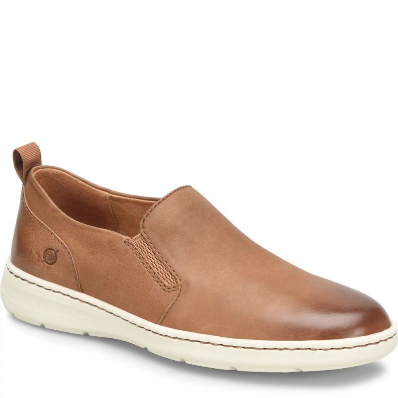 Born Men's Morgan Slip-Ons & Lace-Ups - Terra Brown (Brown)