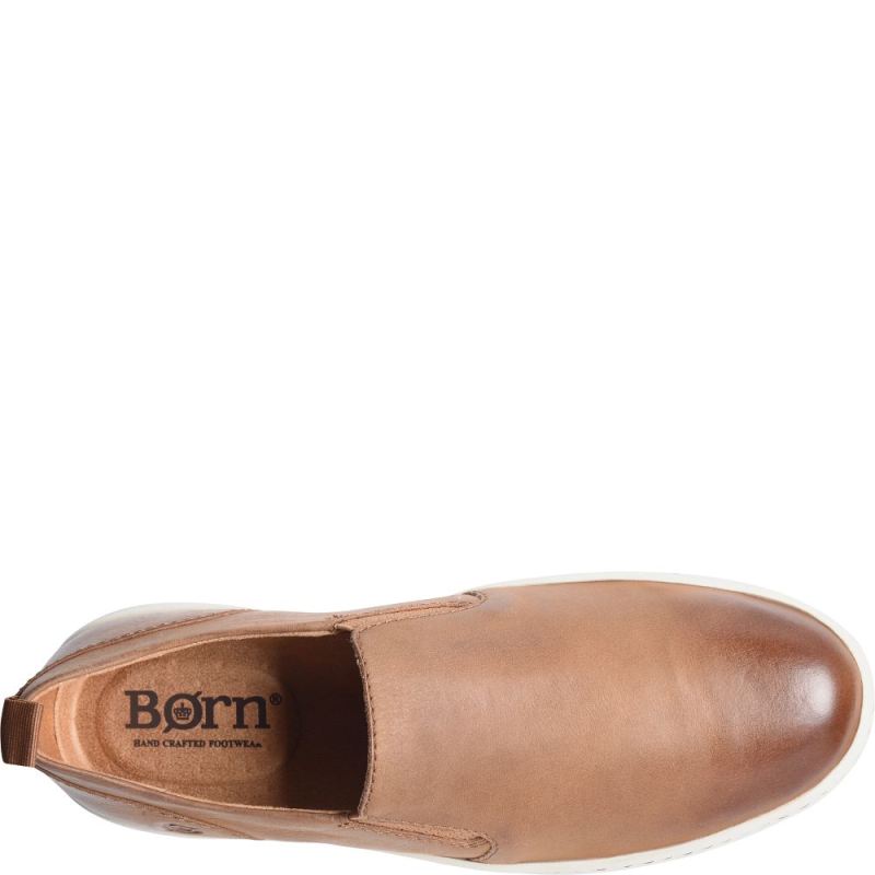 Born Men's Morgan Slip-Ons & Lace-Ups - Terra Brown (Brown)