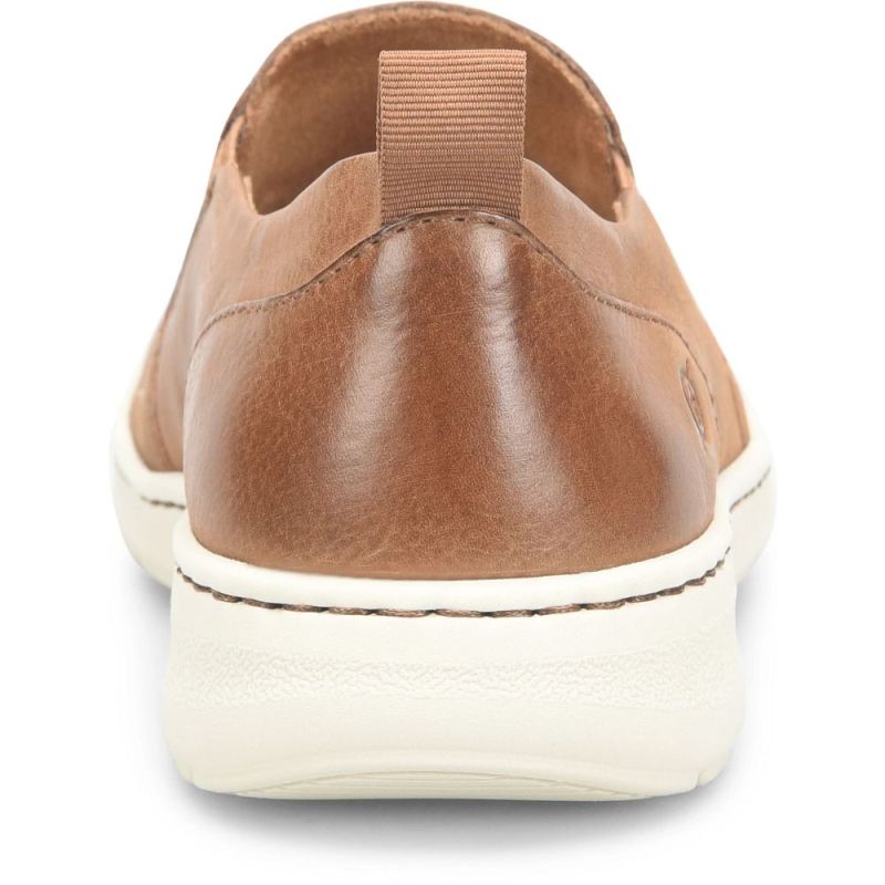 Born Men's Morgan Slip-Ons & Lace-Ups - Terra Brown (Brown)