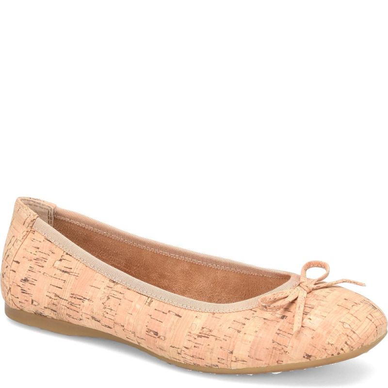 Born Women's Brin Flats - Natural Cork (Tan)