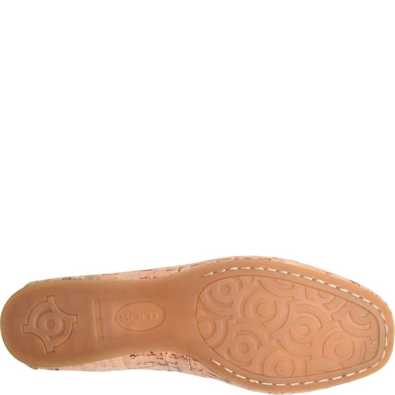 Born Women's Brin Flats - Natural Cork (Tan) [Bornb9QENW2x] - $69.93