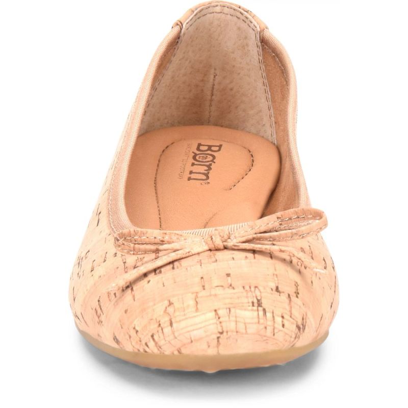 Born Women's Brin Flats - Natural Cork (Tan)