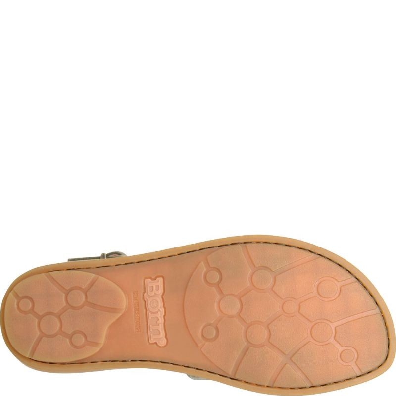 Born Women's Margot Sandals - Scandinavian Green Suede (Green)
