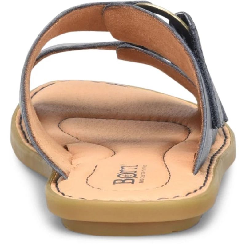 Born Women's Marston Sandals - Navy Oceano (Blue)