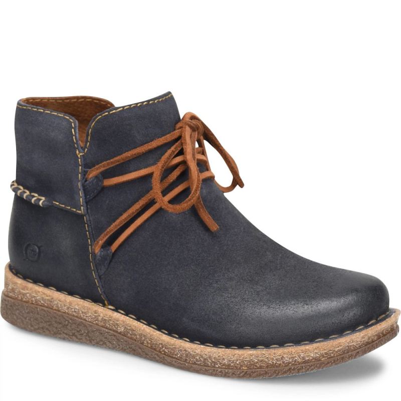 Born Women's Calyn Boots - Navy Indigo Distressed (Blue)