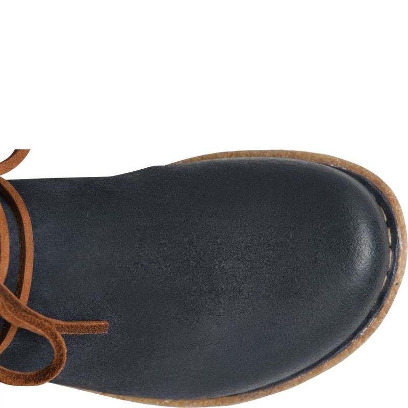 Born Women's Calyn Boots - Navy Indigo Distressed (Blue)