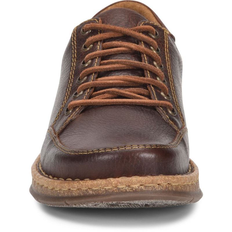 Born Men's Bronson Slip-Ons & Lace-Ups - Dark Chestnut (Brown)