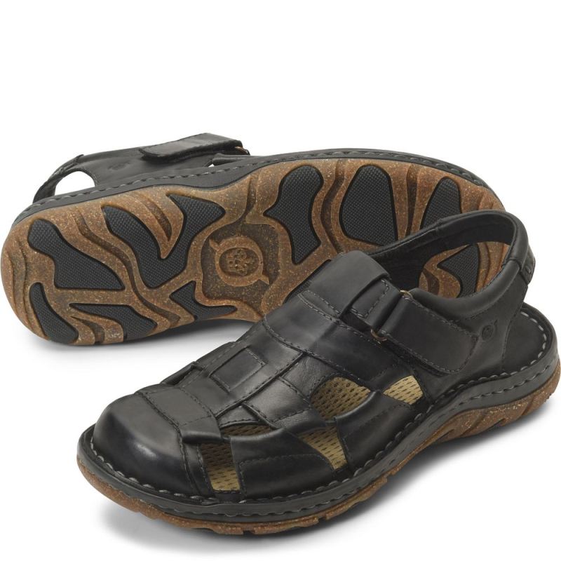 Born Men's Cabot III Sandals - Black