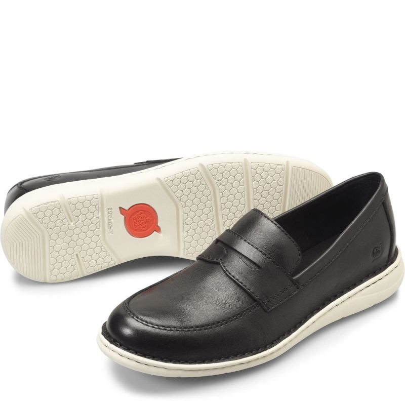 Born Men's Taylor Slip-Ons & Lace-Ups - Black
