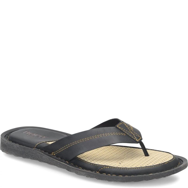 Born Men's Bermuda Basic Sandals - Black