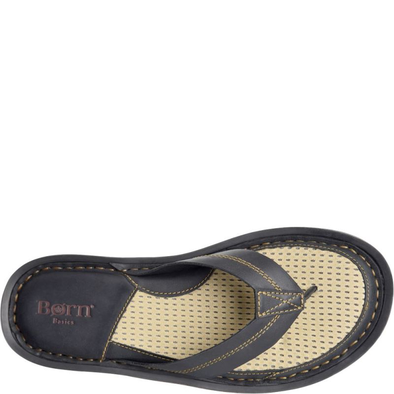 Born Men's Bermuda Basic Sandals - Black