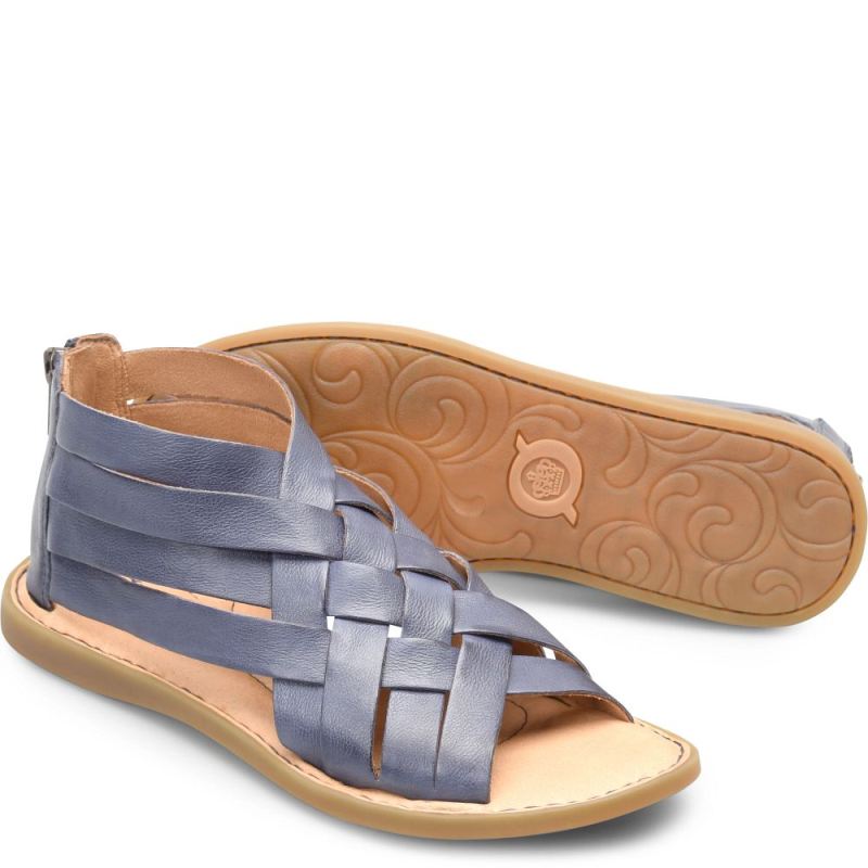 Born Women's Iwa Woven Sandals - Marine Navy (Blue) Born Women's Iwa Woven Sandals - Marine Navy (Blue)
