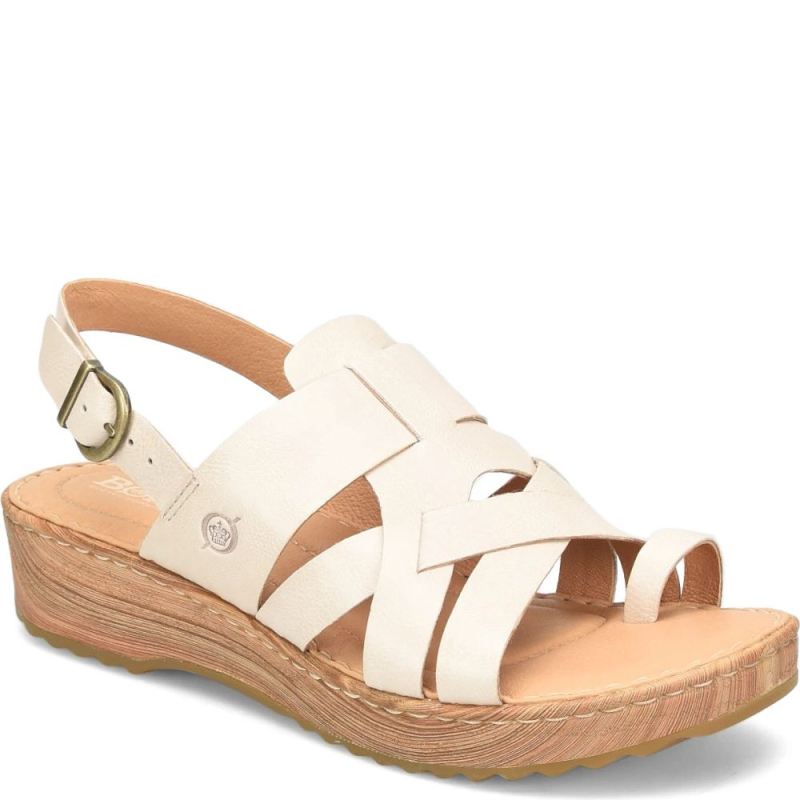 Born Women's Abbie Sandals - Bone (White)