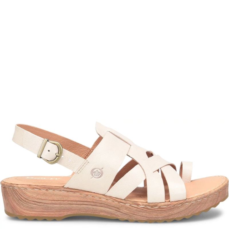 Born Women's Abbie Sandals - Bone (White)