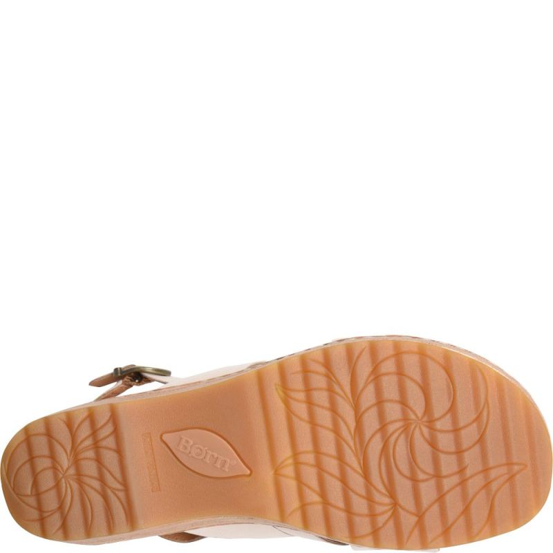 Born Women's Abbie Sandals - Bone (White)