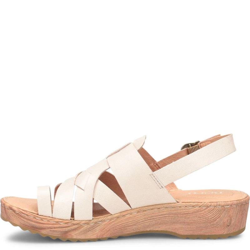 Born Women's Abbie Sandals - Bone (White)