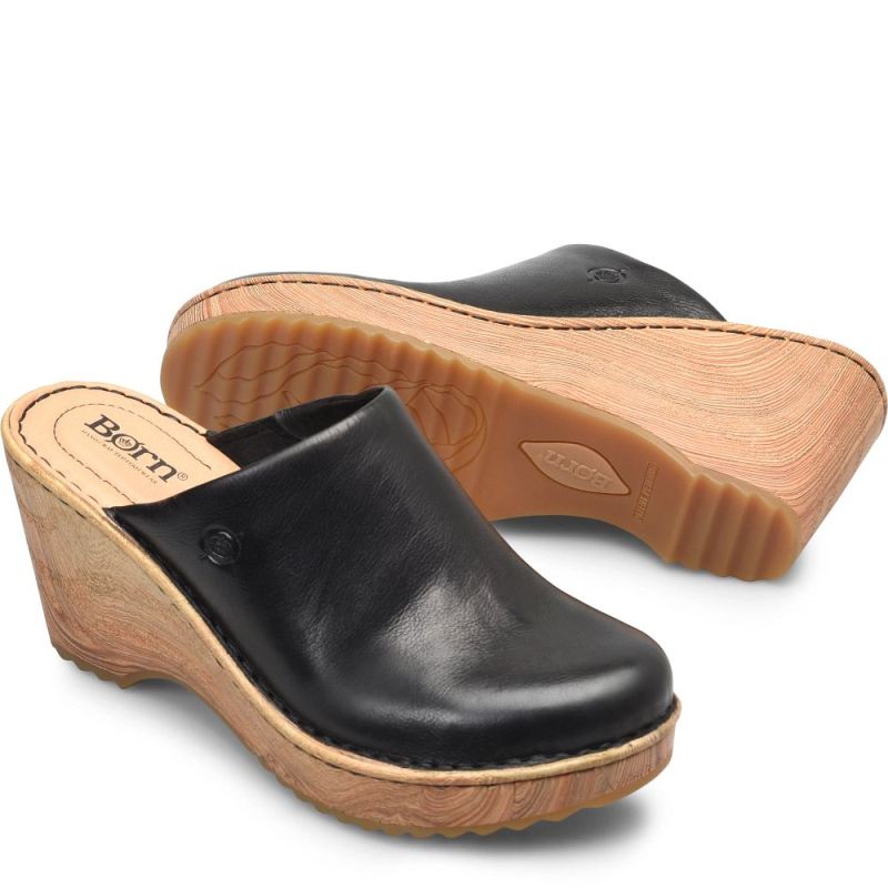 Born Women's Natalie Clogs - Black