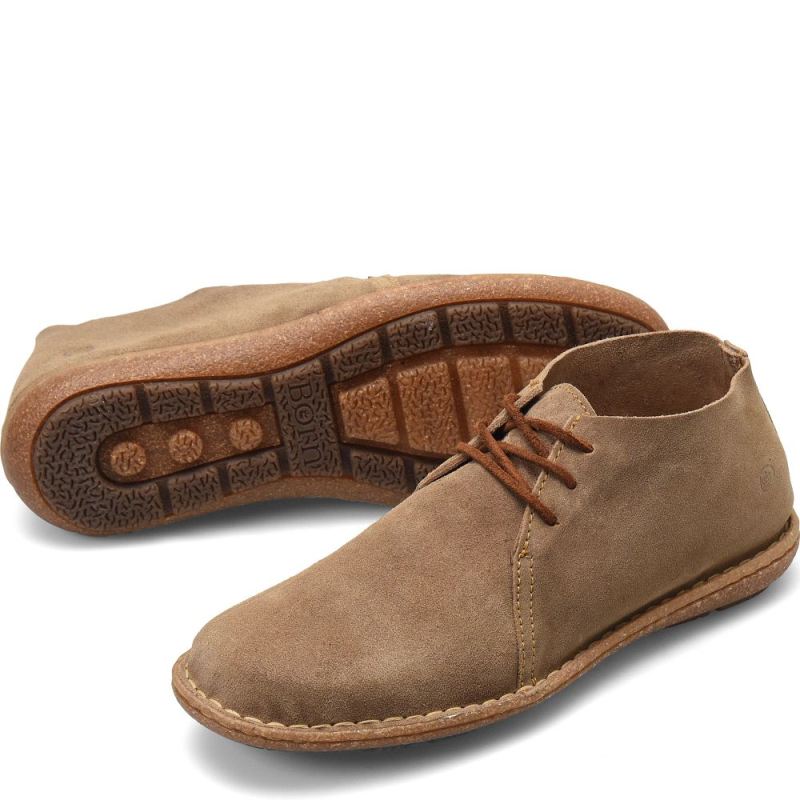 Born Men's Nash Boots - Taupe Avola Distressed (Tan)