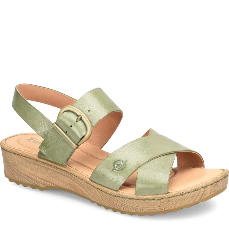 Born Women's Aida Sandals - Green Leaf (Green)