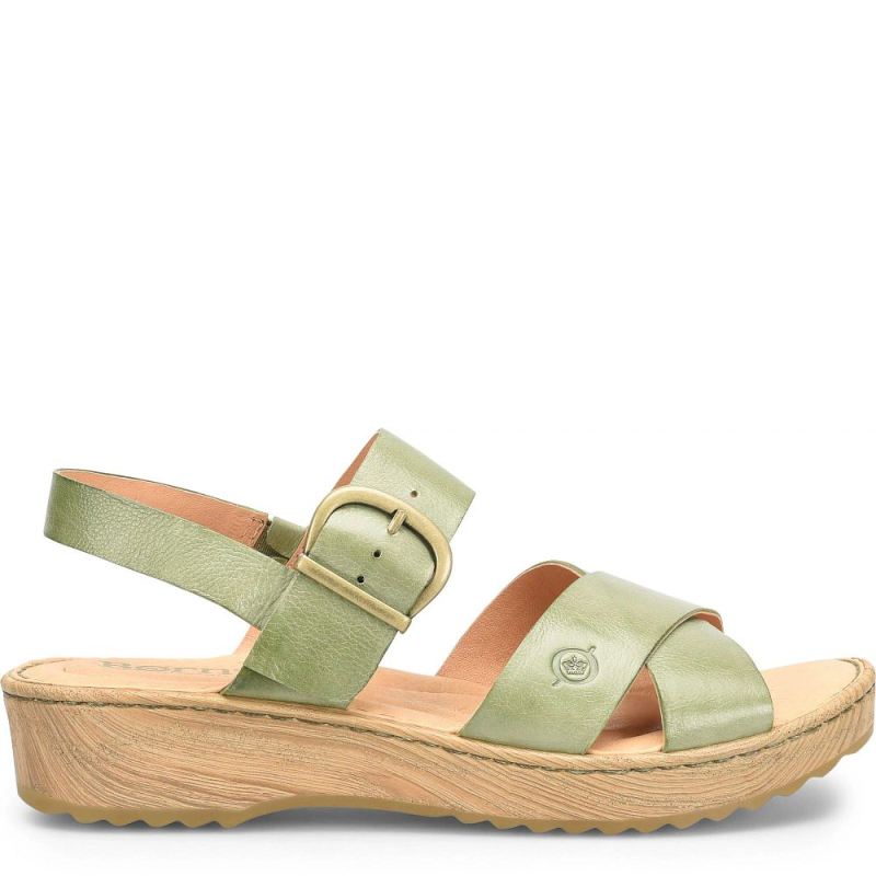 Born Women's Aida Sandals - Green Leaf (Green)