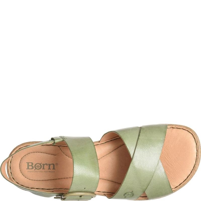 Born Women's Aida Sandals - Green Leaf (Green)