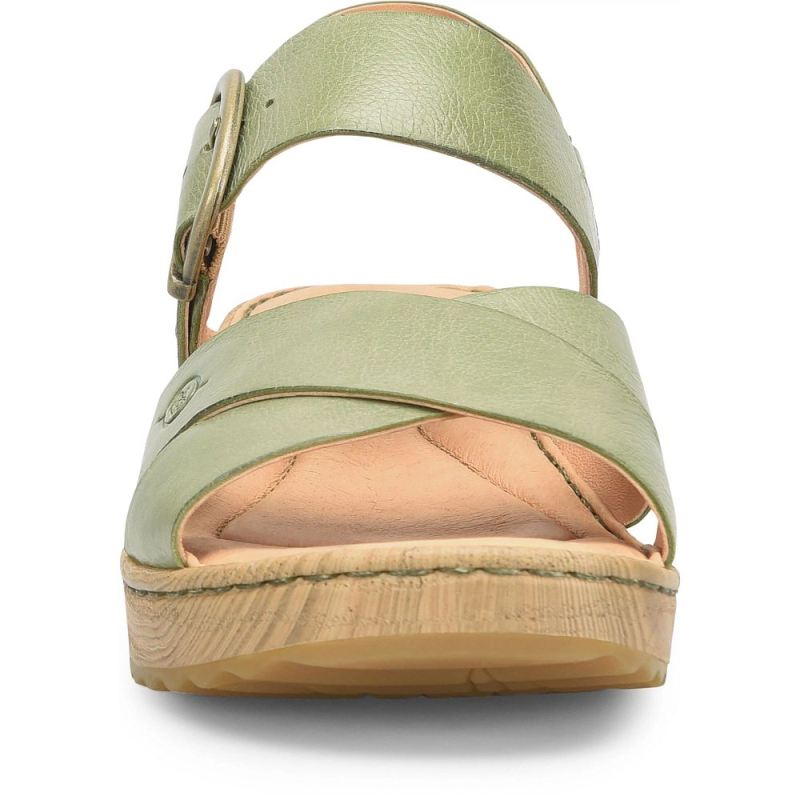 Born Women's Aida Sandals - Green Leaf (Green)