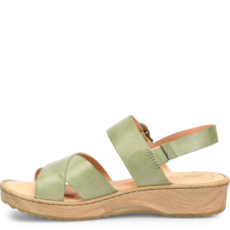 Born Women's Aida Sandals - Green Leaf (Green)
