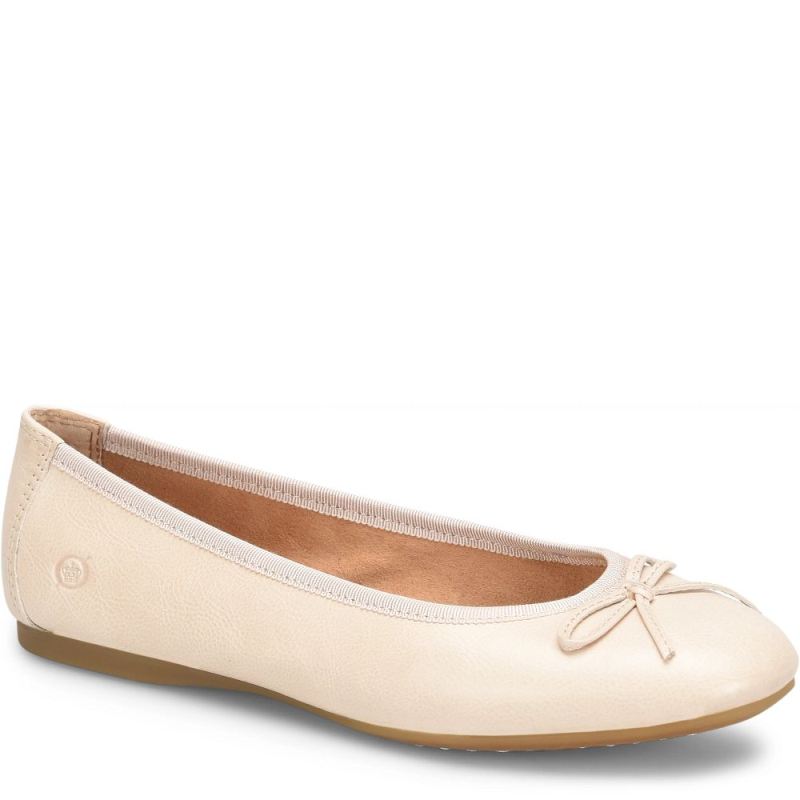 Born Women's Brin Flats - White Bone (White)