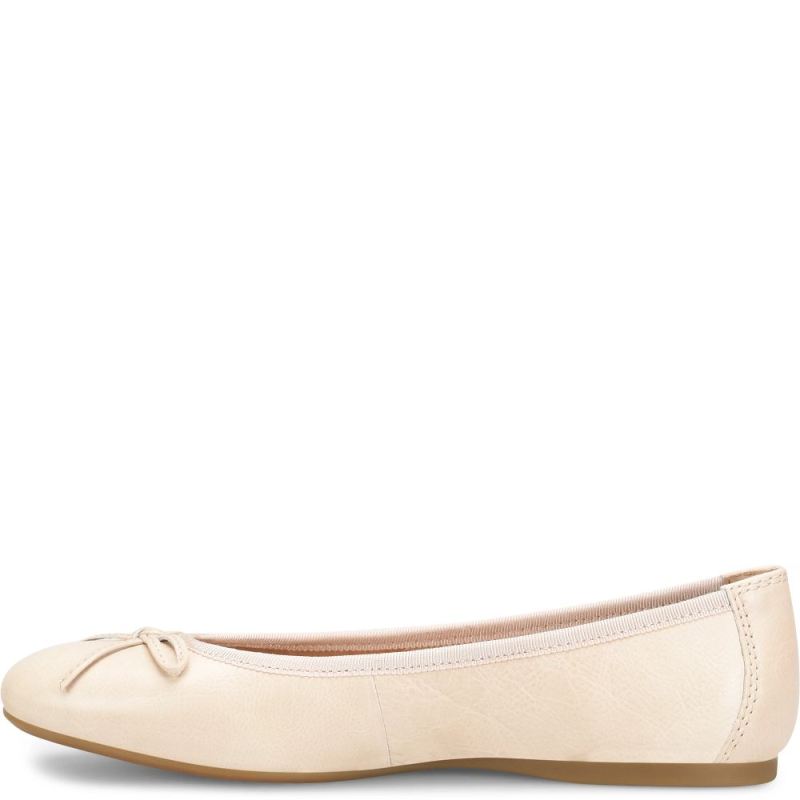 Born Women's Brin Flats - White Bone (White)