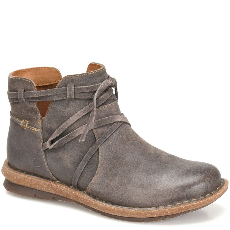 Born Women's Tarkiln Boots - Wet Weather Distressed (Grey)