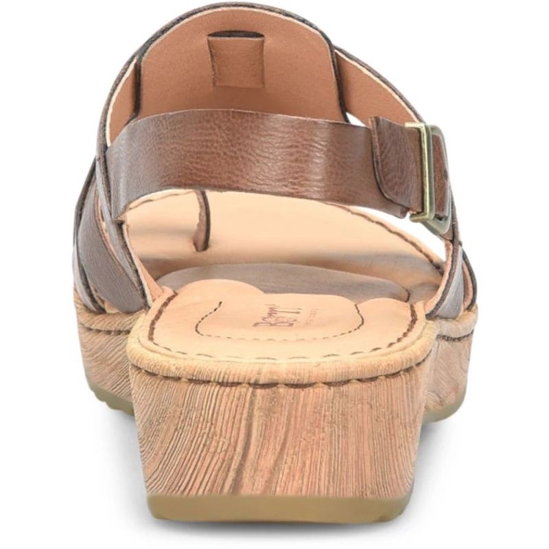 Born Women's Abbie Sandals - Luggage (Brown)