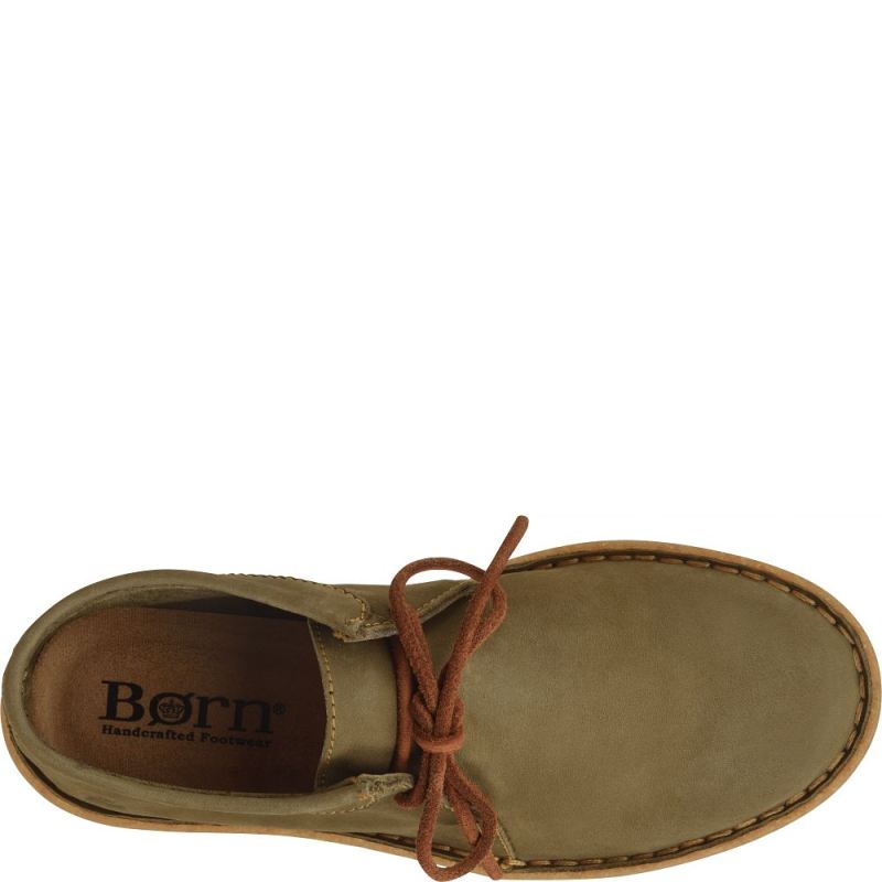 Born Women's Nuala Boots - Army Green Nubuck (Green)