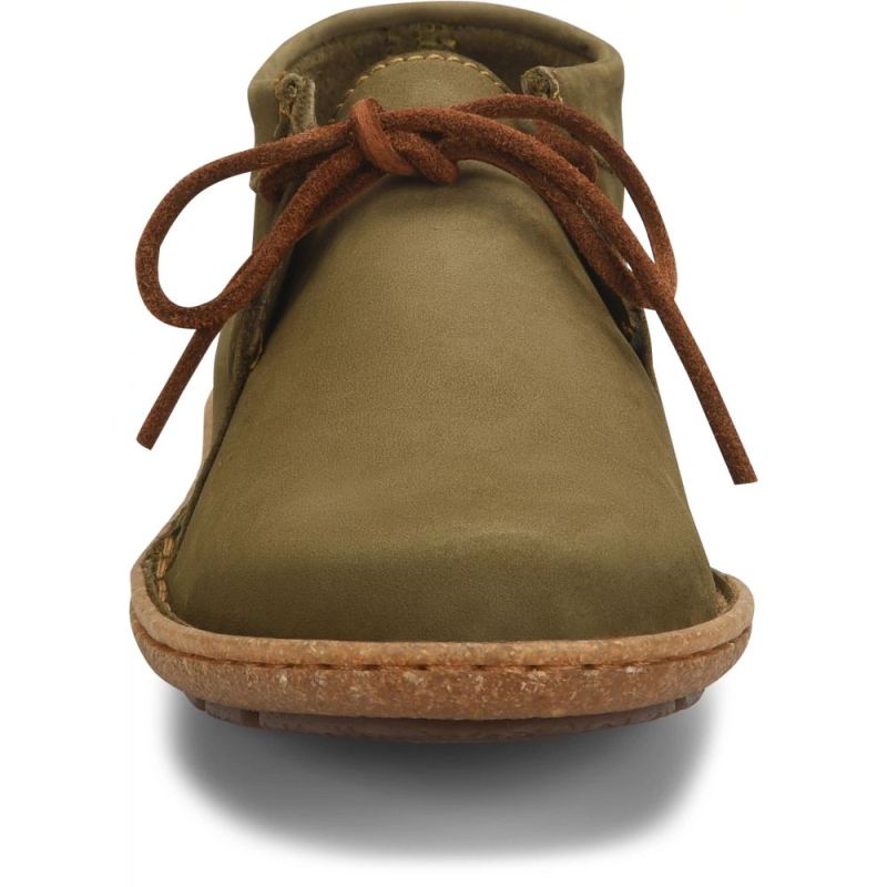 Born Women's Nuala Boots - Army Green Nubuck (Green)