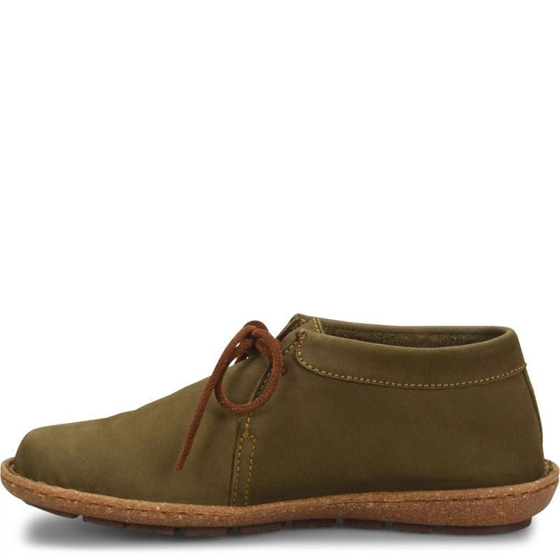 Born Women's Nuala Boots - Army Green Nubuck (Green)