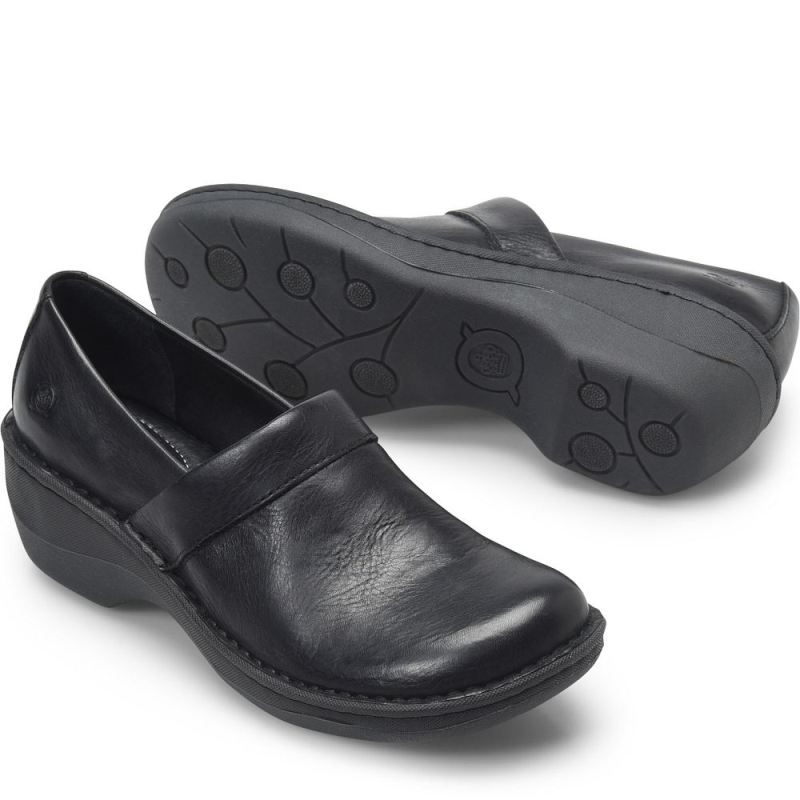 Born Women's Toby Duo Clogs - Black