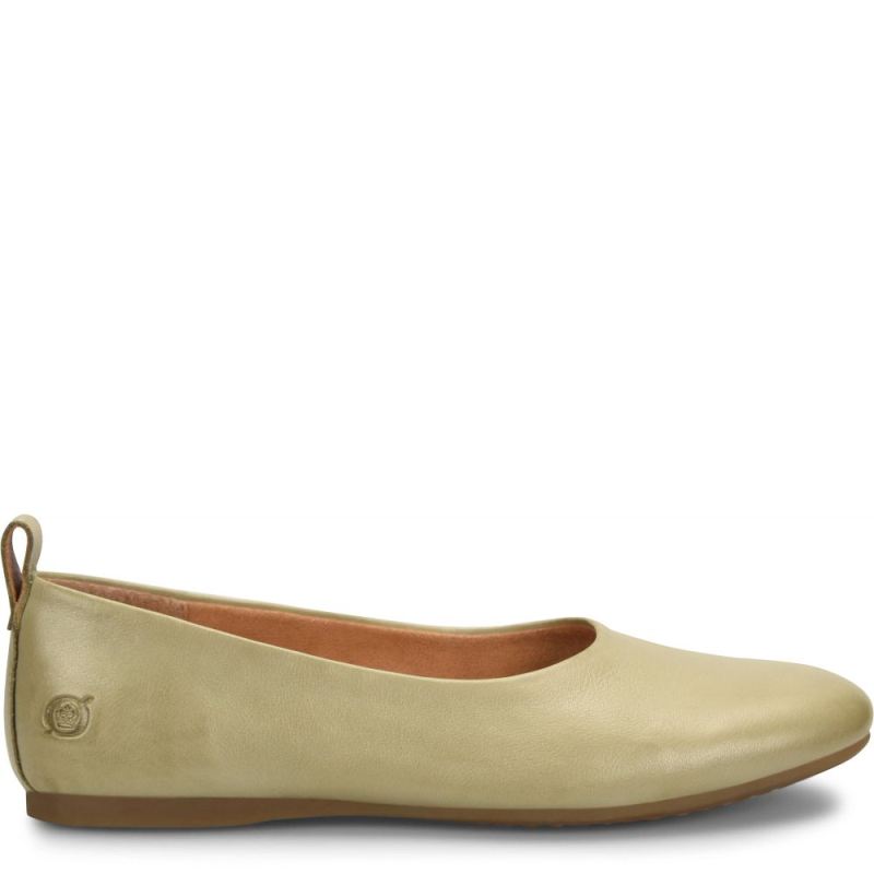 Born Women's Beca Flats - Wild Light Green (Green)