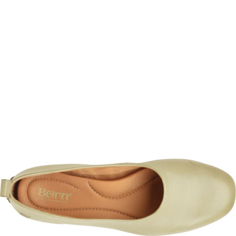 Born Women's Beca Flats - Wild Light Green (Green)