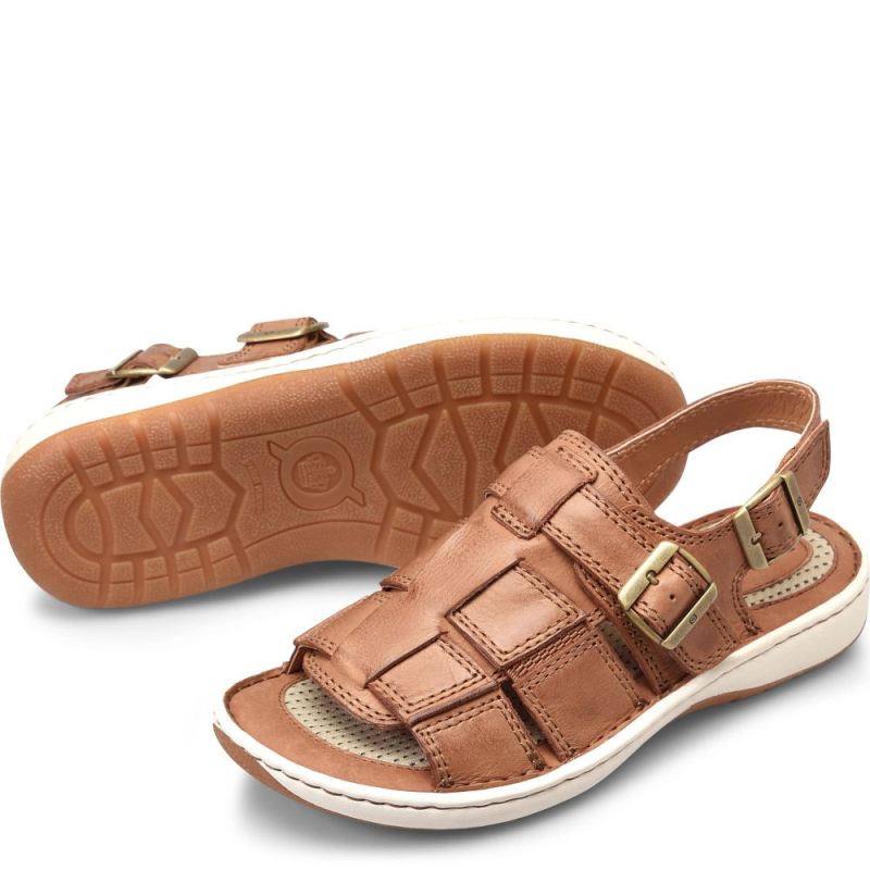 Born Men's Miguel Sandals - Terra (Brown)