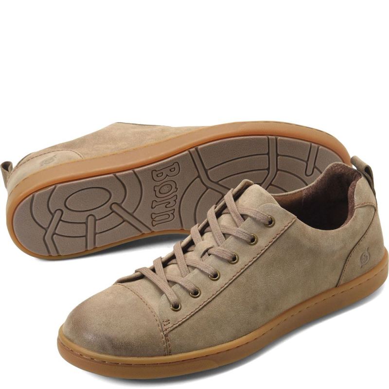 Born Men's Allegheny Slip-Ons & Lace-Ups - Taupe Calicante Suede