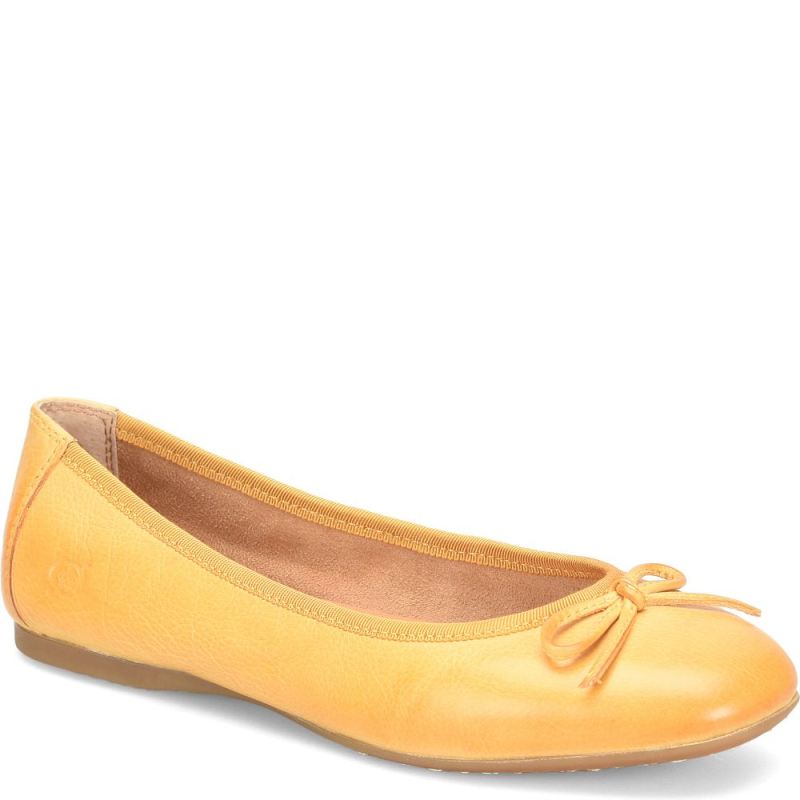 Born Women's Brin Flats - Sunflower (Yellow)