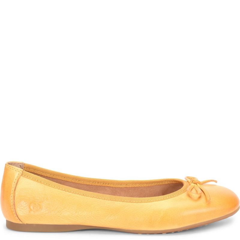 Born Women's Brin Flats - Sunflower (Yellow)