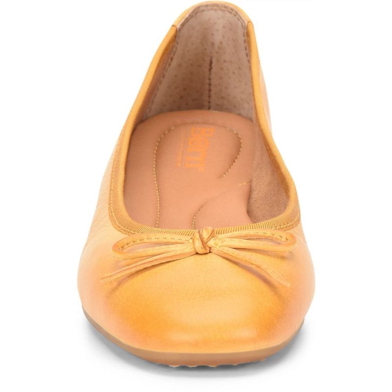 Born Women's Brin Flats - Sunflower (Yellow)