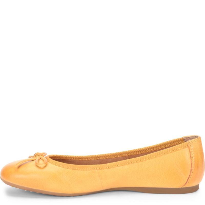 Born Women's Brin Flats - Sunflower (Yellow)