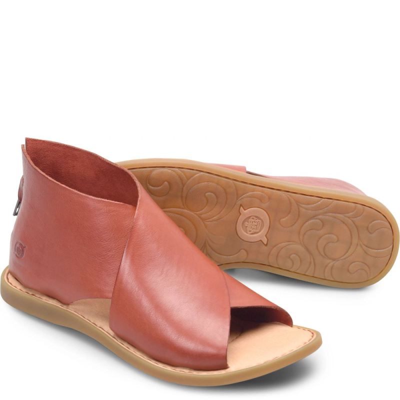 Born Women's Iwa Sandals - Red Mattone (Red)