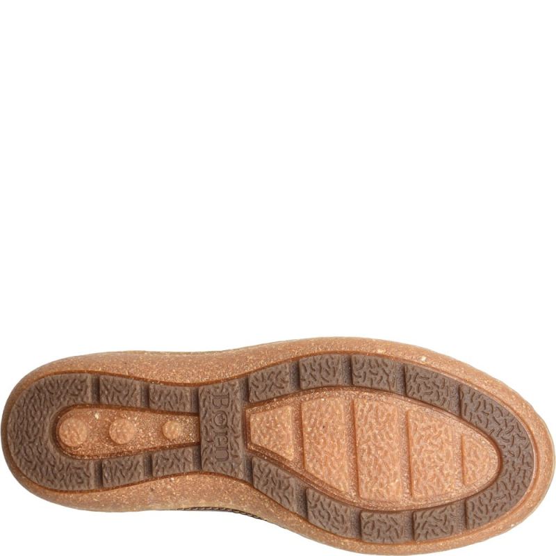 Born Women's Mayflower II Slip-Ons & Lace-Ups - Dark Brown Sequo